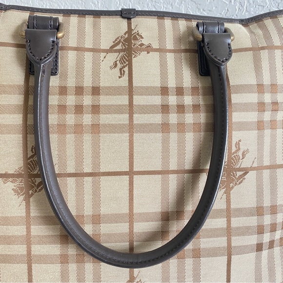 Burberry check large canvas tote - Picture 9 of 13